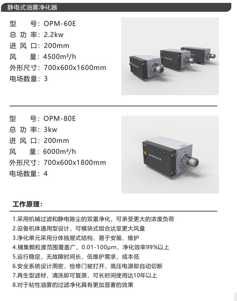 30E靜電式油霧凈化器